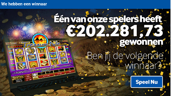 Belgische online casino speler wint jackpot