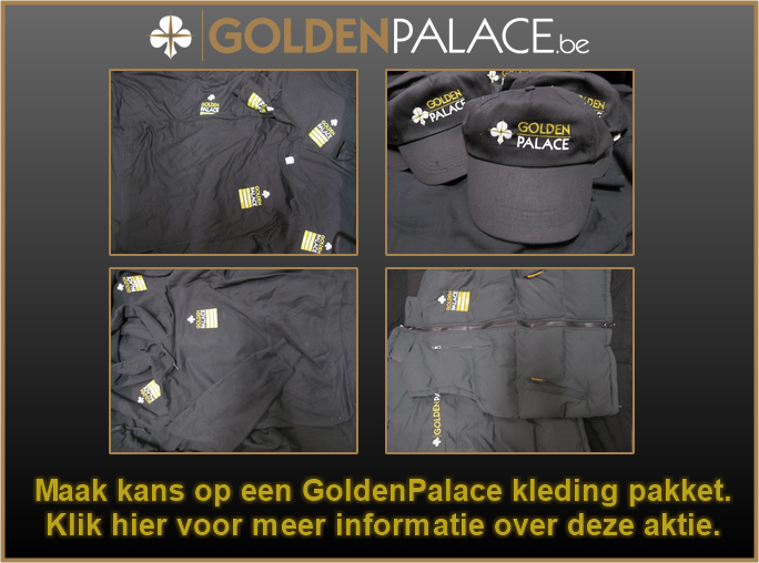 Win een exclusief Goldenpalace.be kleding pakket