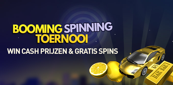 Booming spinning toernooi bij Casino777