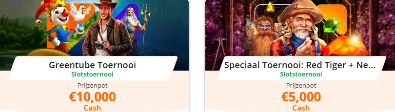 Toernooien bij Betsson Casino