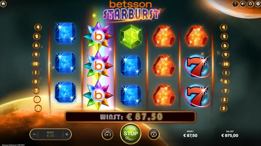 Betsson Starburst
