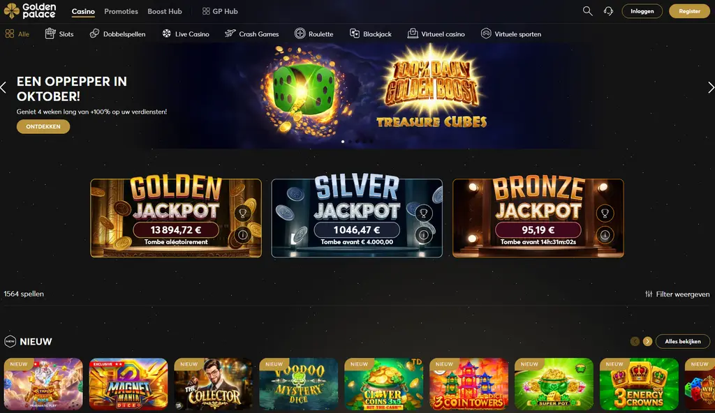 Golden Palace Dice lobby
